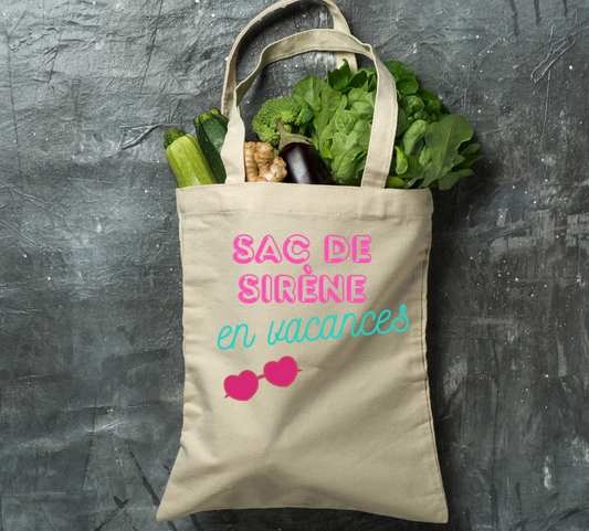 Sac en coton  - Beige